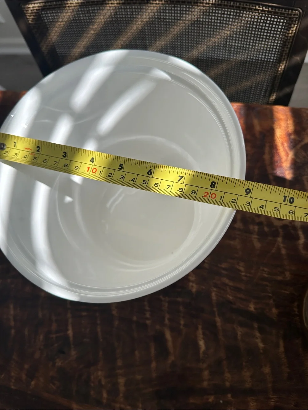 Crate & Barrel Ceramic Popcorn Bucket